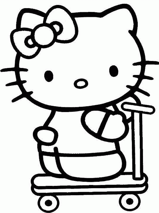 Hello Kitty kolorowanki